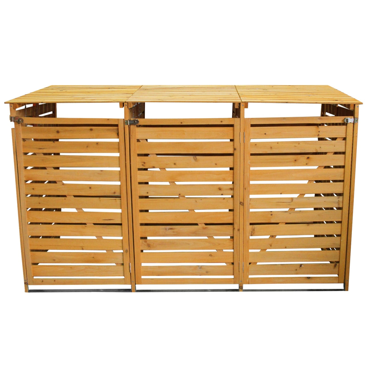 Triple Wheelie Bin Storage
